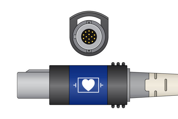 Welch Allyn Compatible Direct-Connect EKG Cable
