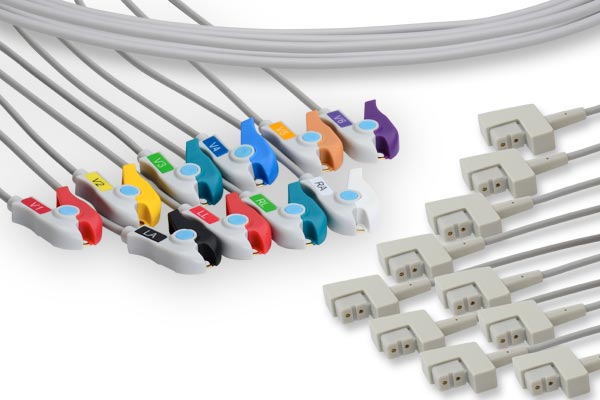 Mortara > Burdick Compatible EKG Leadwire