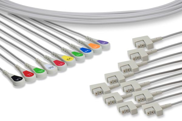 Mortara > Burdick Compatible EKG Leadwire