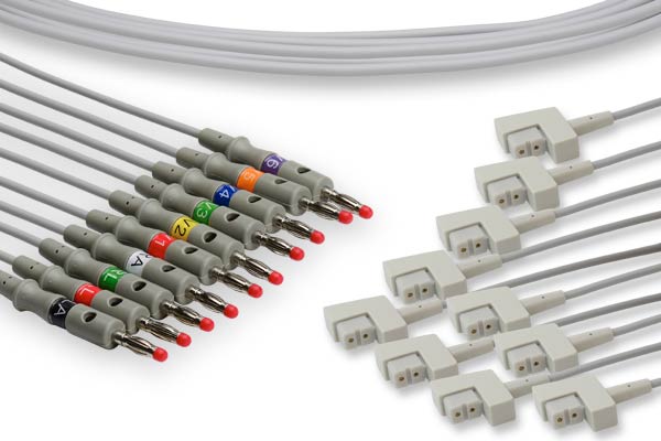 Mortara > Burdick Compatible EKG Leadwire