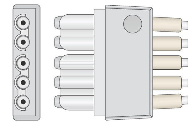 Spacelabs Compatible ECG Leadwire