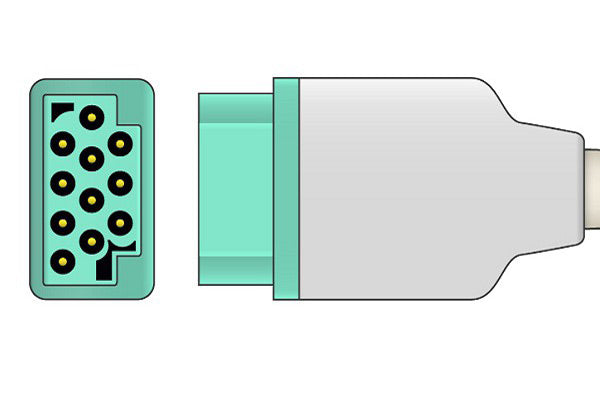 GE Healthcare Compatible Direct-Connect ECG Cable