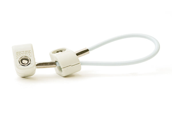 Cable Mgmt 6" Heavy Duty Cable Tether w/key, Pack of 12