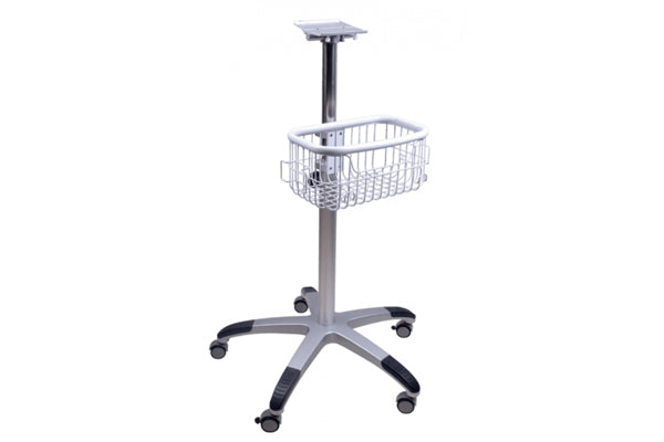 Infinium Original Patient Monitor Rolling Stand w/ Basket
