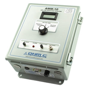 AirLine Moisture Monitor, Dew/Frost Point, % RH & Temp, 120VAC, 10'