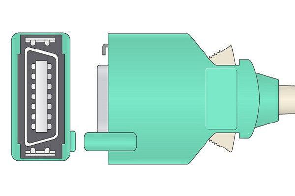 Nihon Kohden Compatible Direct-Connect ECG Cable