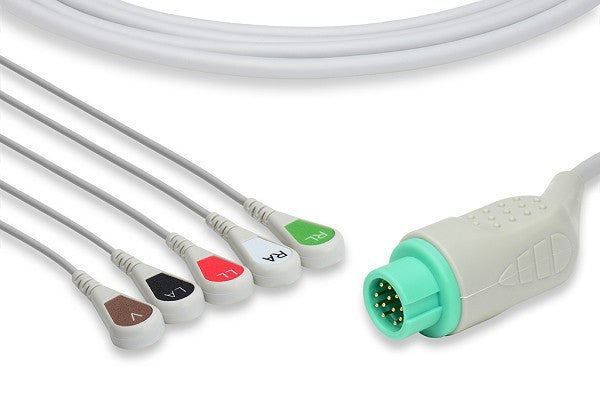 Biolight Compatible Direct-Connect ECG Cable