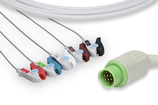 Fukuda Denshi Compatible Direct-Connect ECG Cable