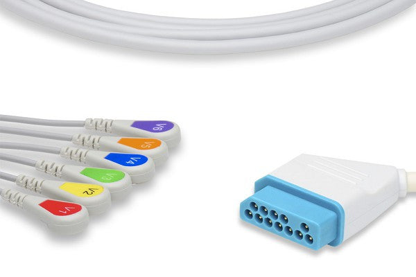 Nihon Kohden Compatible Direct-Connect ECG Cable