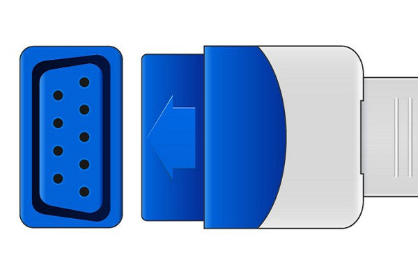 Datex Ohmeda Compatible SpO2 Adapter Cable