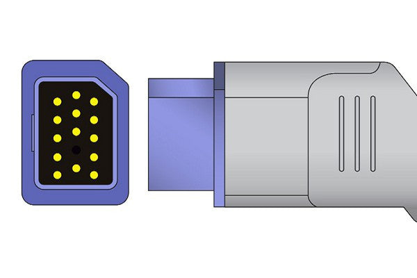 Nihon Kohden Compatible SpO2 Adapter Cable