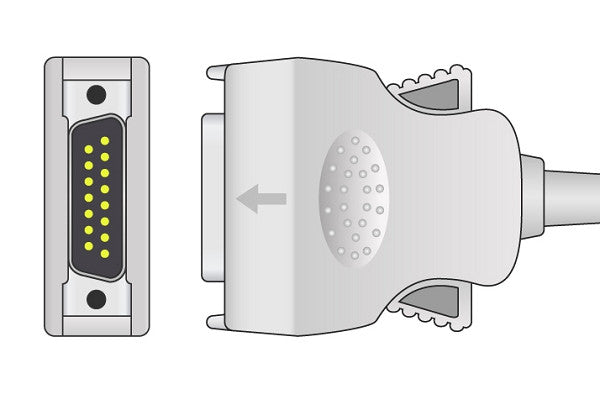Mortara > Burdick Compatible Direct-Connect EKG Cable