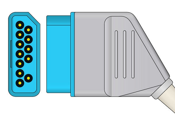 Nihon Kohden Compatible Direct-Connect EKG Cable
