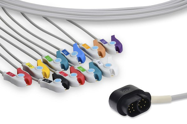 Zoll Compatible Direct-Connect EKG Cable