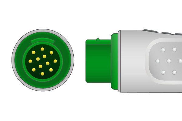Fukuda Denshi Compatible Direct-Connect EKG Cable