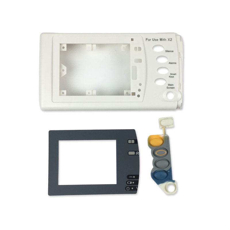 Front Case Text Kit W/ Button & Overlay