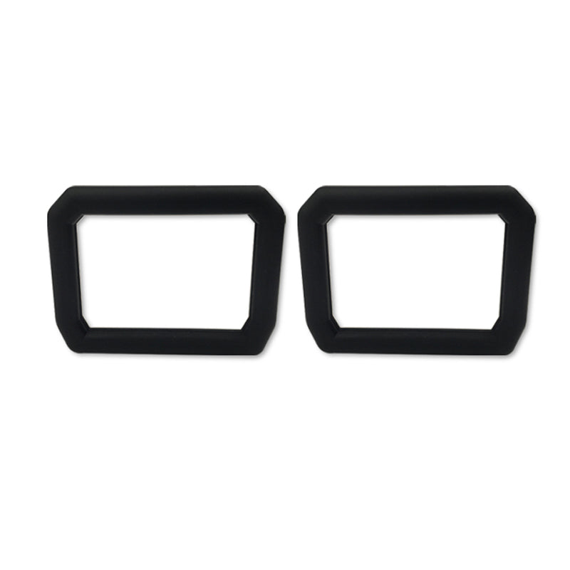 Rubber End Cap/Black, 2pcs/set