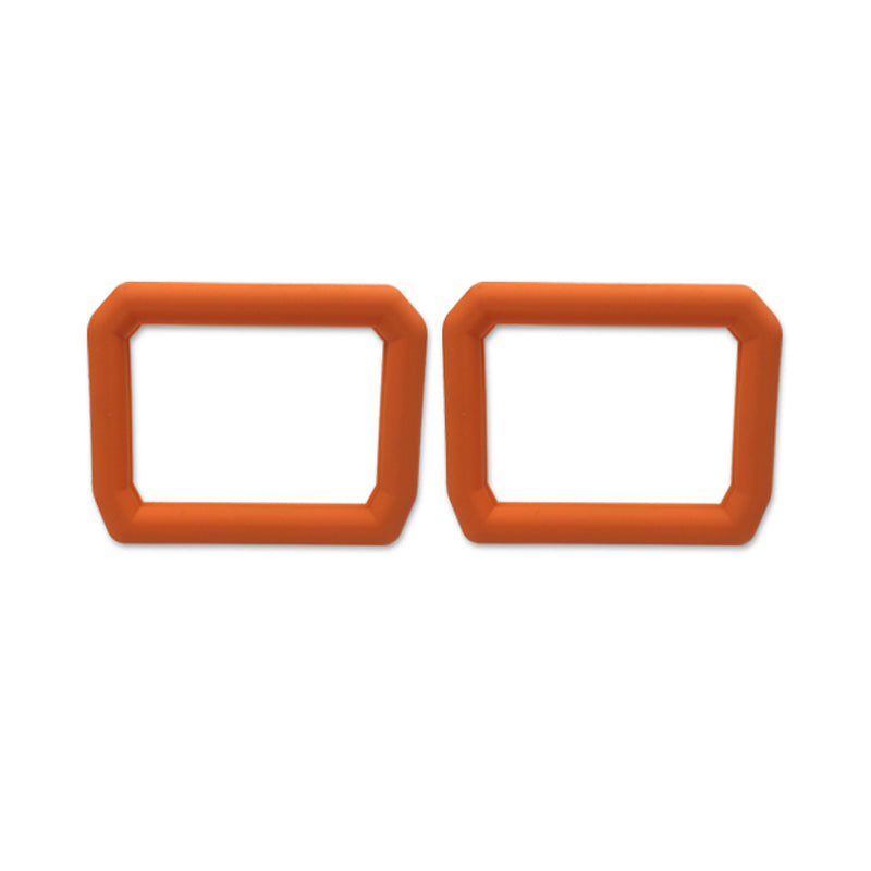 Rubber End Cap/Orange,2pcs/set