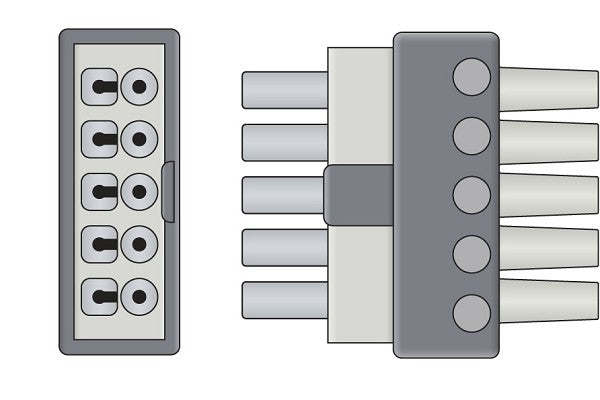 Philips Compatible ECG Leadwire