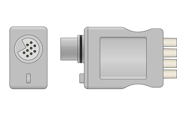 Fukuda Denshi Compatible ECG Telemetry Leadwire