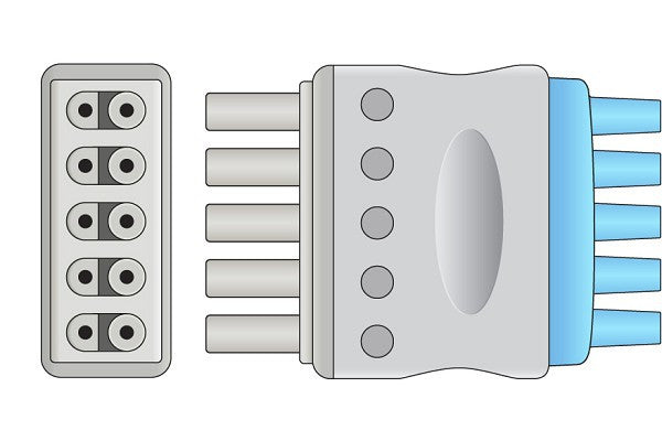 Draeger Compatible ECG Leadwire