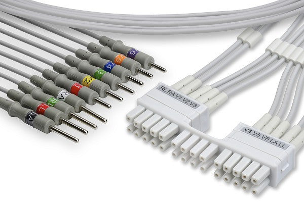 Mortara > Burdick Compatible EKG Leadwire