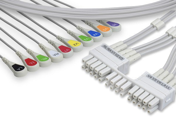 Mortara > Burdick Compatible EKG Leadwire