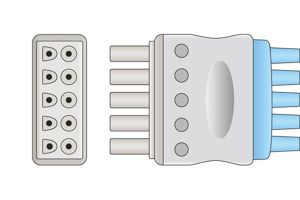 Spacelabs Compatible ECG Leadwire