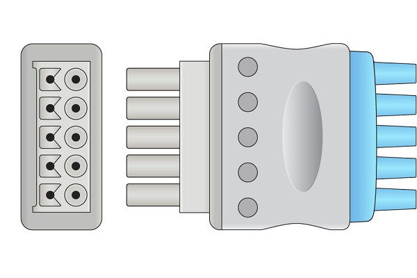 Datex Ohmeda Compatible ECG Leadwire