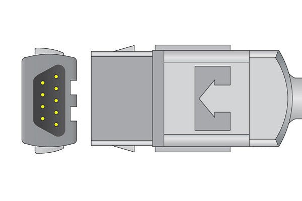 Datex Ohmeda Compatible Direct-Connect SpO2 Sensor