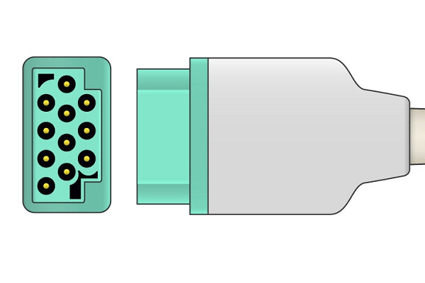 GE Healthcare > Marquette Compatible ECG Trunk Cable