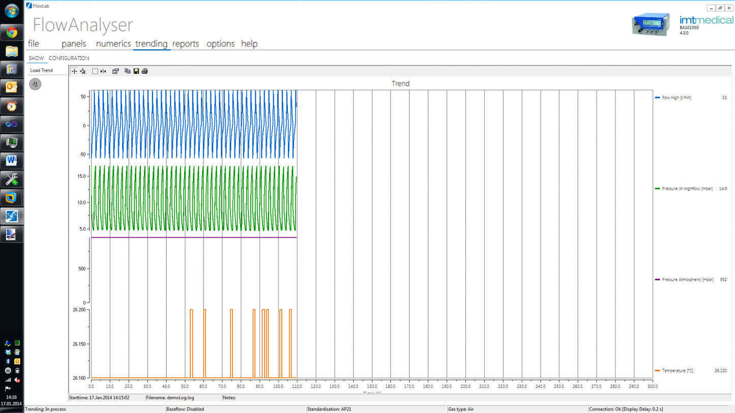 FlowLab Software incl. Activation Code for FlowAnalyser