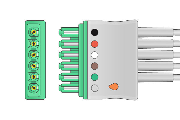 Draeger Compatible Disposable ECG Leadwire