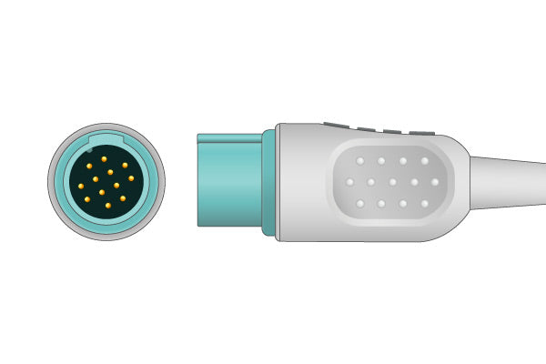 Schiller Compatible Direct-Connect ECG Cable