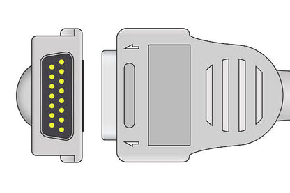 Mortara > Burdick Compatible EKG Trunk Cable