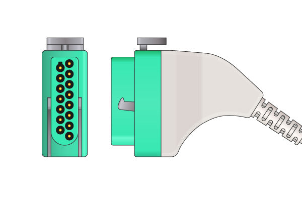 Fukuda Denshi Compatible ECG Trunk Cable