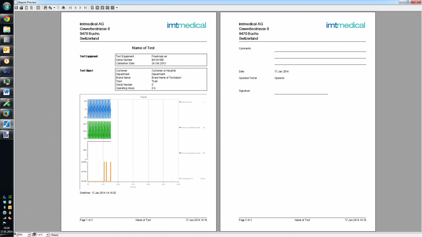 FlowLab Software incl. Activation Code for FlowAnalyser