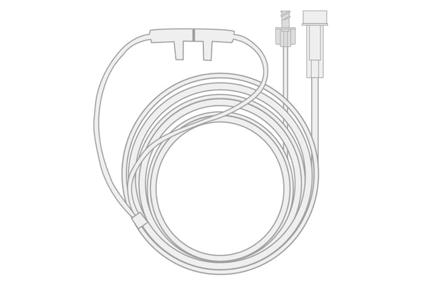 DRE Compatible EtCO2 Sensor Luer Lock Nasal Cannula - Box of 25