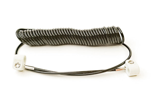 12' Coiled Cable Tether w/key