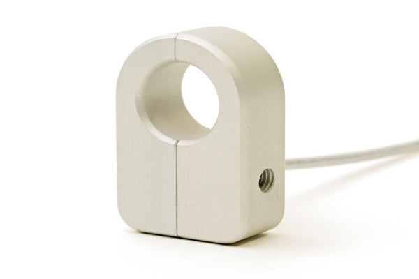 12" Multi Cable Tether Alum 9/16" Dia Hole w/key, Pack of 6