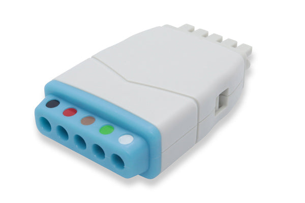 Reusable GE to Din ECG 5 Leads Adapter