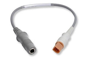 Temperature Cable Adapter, Mindray/Datascope D-Shape Connector