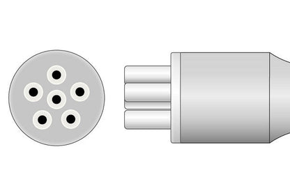 Omron > Colin Compatible Direct-Connect ECG Cable