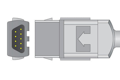 Datex Ohmeda Compatible SpO2 Adapter Cable
