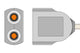 Draeger Compatible IBP Adapter Cable