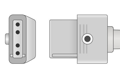 Utah Connector  Compatible IBP Disposable Transducer