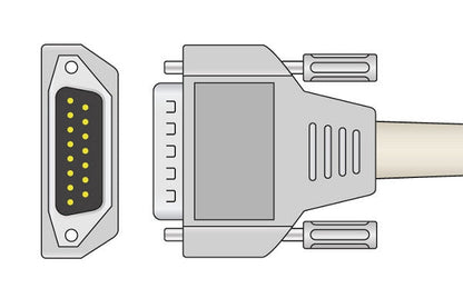 Edan Compatible Direct-Connect EKG Cable