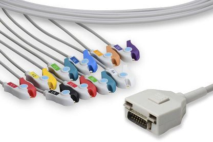 Fukuda ME Compatible Direct-Connect EKG Cable