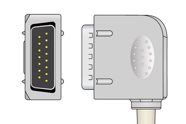 Kenz Compatible Direct-Connect EKG Cable