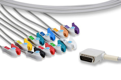 Kenz Compatible Direct-Connect EKG Cable